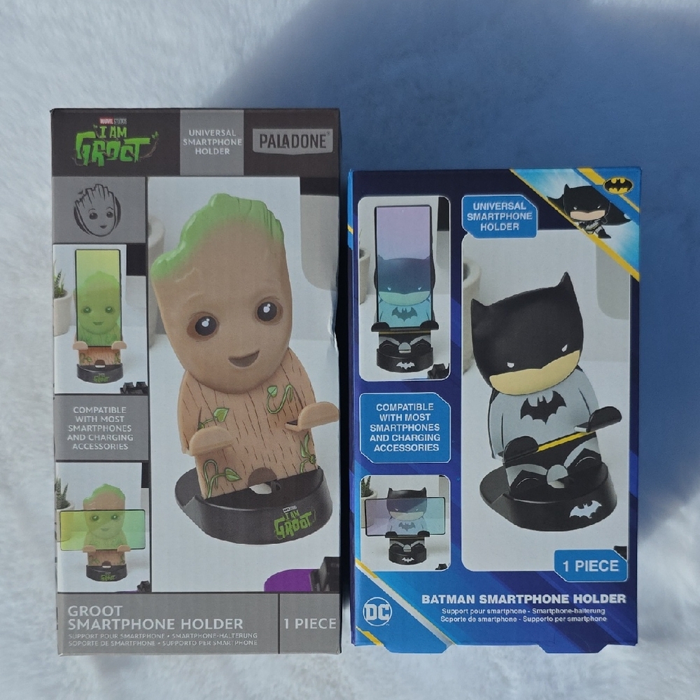 Marvel Studios Groot DC Comics Batman Cell Phone Holder Guardians Of The Galaxy